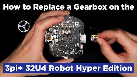 How to Replace a Gearbox on the 3pi+ 32U4 Robot Hyper Edition