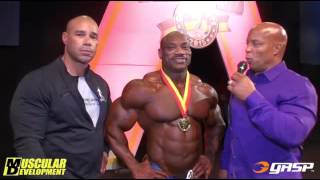 Dexter Jackson Post Arnold Madrid Win Interview with Shawn and Kevin