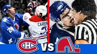 "The Most SAVAGE Games I Ever Played In" - The CRAZY Nordiques vs Canadiens Rivalry