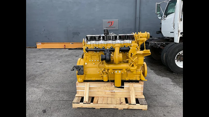 1995 Caterpillar 3406E 5EK Diesel Engine for sale being test run at JJ Rebuilders. Stock # 005060