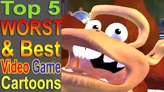 Top 5 Worst & Best Video Game Cartoons