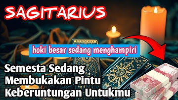 Ramalan Zodiak Sagitarius Hari Ini‼️Semesta Sedang Membukakan Pintu Keberuntungan Untukmu