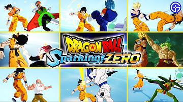 All Throw/Grabs Animations (Including All Unique Throws) - Dragon Ball: Sparking ZERO