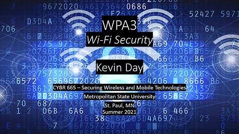 Wi-Fi Security: Wi-Fi Protected Access  3 (WPA3)