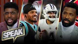 Is Cam Newton calling out Brock Purdy, Dak Prescott, Tua as 'game managers' valid? | NFL | SPEAK