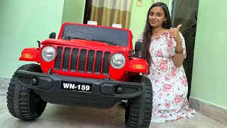 RC Jeep Wrangler Unboxing & Testing | The Power Wheels Ride On Jeep | Shamshad Maker 🔥🔥