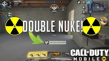 COD MOBILE DOUBLE NUKE GAMEPLAY! (PC)