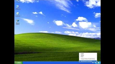 how to change ip address on windows XP