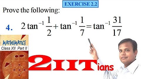 Inverse Trigonometric Functions Exercise 2.2 Q 4 NCERT Class XII | IIT JEE
