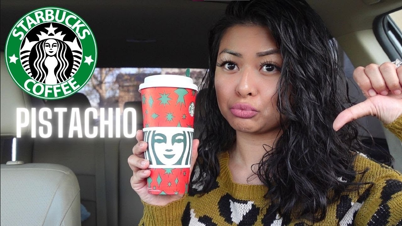 NEW Starbucks Pistachio Latte Review !! YouTube