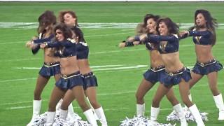 Los Angeles Rams Cheerleaders Pre-Game Dance Routine Twickenham Stadium, London 221017