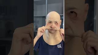 Ultra-realistic silicone handsome mask🎭 #crossover #disguise #Mask #privatecustom#Play something new