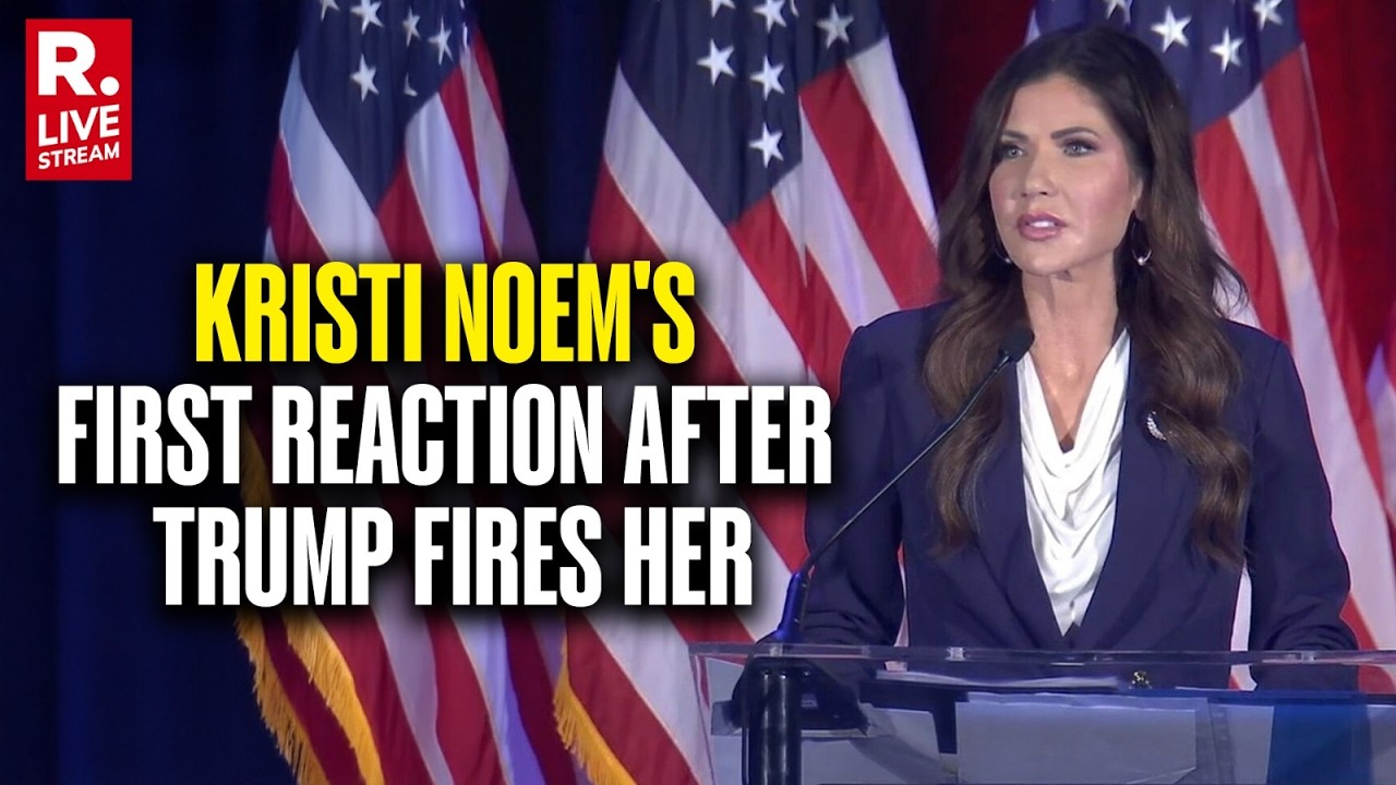 LIVE: Kristi Noem Breaks Silence In Nashville After Trump Announces Her Replacement