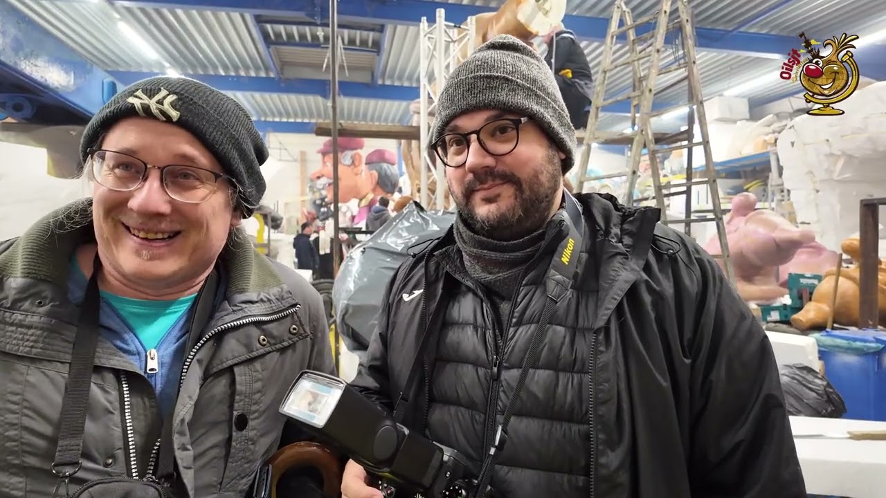 bedrijvigheid in de Oilsjterse carnavalswerkhallen (2026)