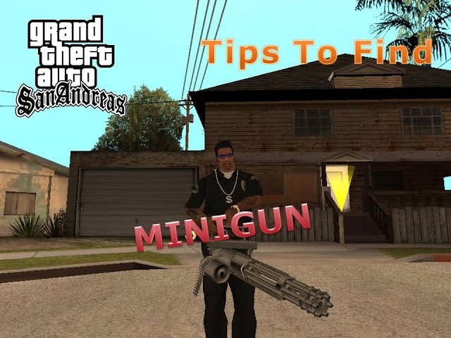 GTA San Andreas: How to get a MINIGUN! 