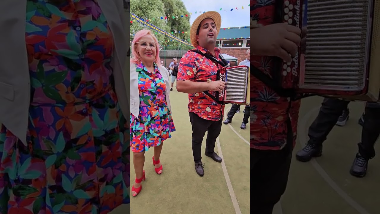 Pedro Cachadinha á desgarrada com Deolinda Passos no dia da Madeira em Londres 2nd parte junho 2024