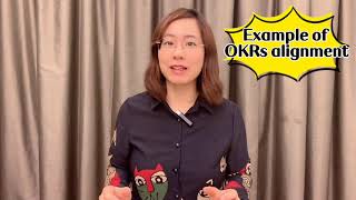 Example of OKRs Alignment | Catherine Chen OKRs Coach