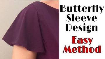Umbrella cut sleeves cutting and stitching / beautiful butterfly sleeve / bell sleeve