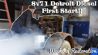 Old Girl is Alive!! - 1963 Pete First Start Part 2 - Weekend Restoration