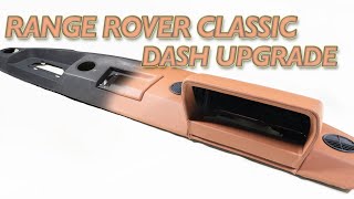 Covering Rang Rover Classic part in leather. Part 2 the dash top. Auto upholstery