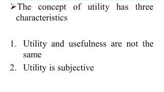 Consumer Choice theory Part 1: Concept of Utility