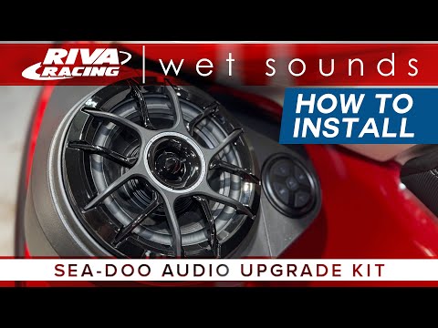 RIVA/Wet Sounds Sea-Doo Audio Upgrade Kit RS11120-AUK | Plug & Play, Marine Grade Speakers for 2018+ Sea-Doo Models | Powerful, Clear Sound with Factory Audio Integration