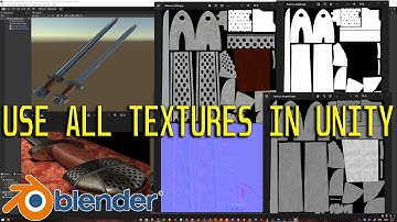 How to use all texture maps from Blender in Unity