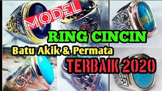 Model liontin batu akik dan cincin batu sintetis terbaru