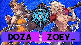 FROSTY FAUSTINGS XV DNF DUEL | Doza (Striker) vs Zoey_ (Berserker)