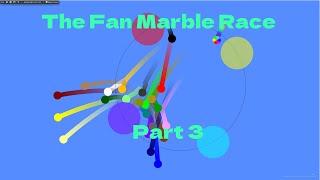 Fan Marble Race Part 3 "Gravity + Parkour = A Hard Leg"