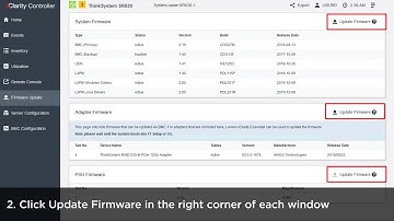 How to update firmware on Lenovo XClarity controller