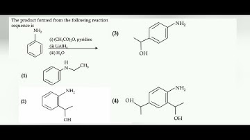 The product formed from the following reaction sequence is