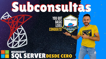 Subconsultas en SQL Server - #25 Microsoft SQL Server desde cero