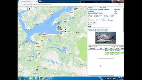 Following a plane in virtual radar