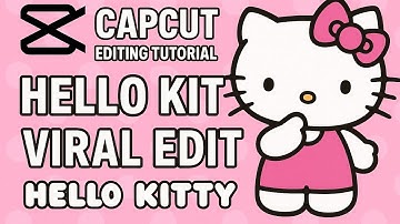 CAPCUT Editing Tutorial | Hello Kitty 🩷 Viral Edit | CapCut Tutorial !🎀
