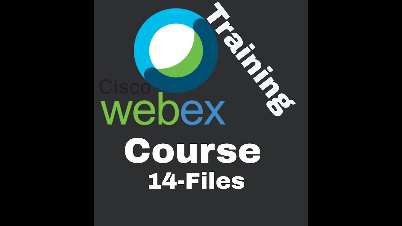 Webex Meeting Center Training 14.14 Files