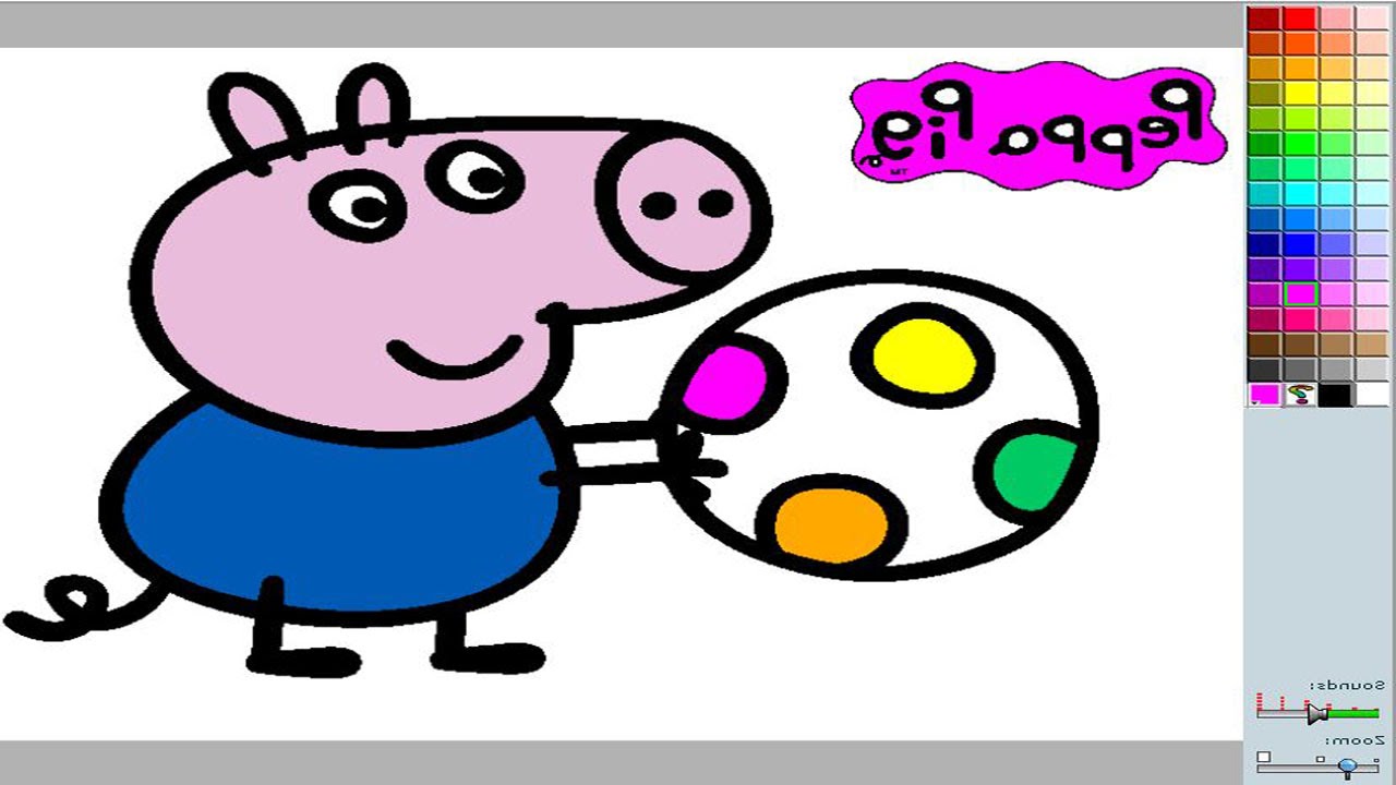 Peppa Pig Coloring Pages - Peppa Pig páginas para colorear para niños