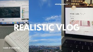 📝 STUDY VLOG| very productive days in my life| catching up on lectures, preparing for exams etc