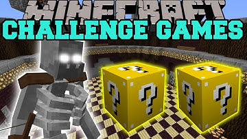 Minecraft: MUTANT SKELETON CHALLENGE GAMES - LUCKY BLOCK MOD - Modded Mini-Game