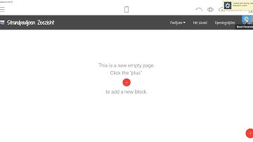 Werken met Mobirise stap 1