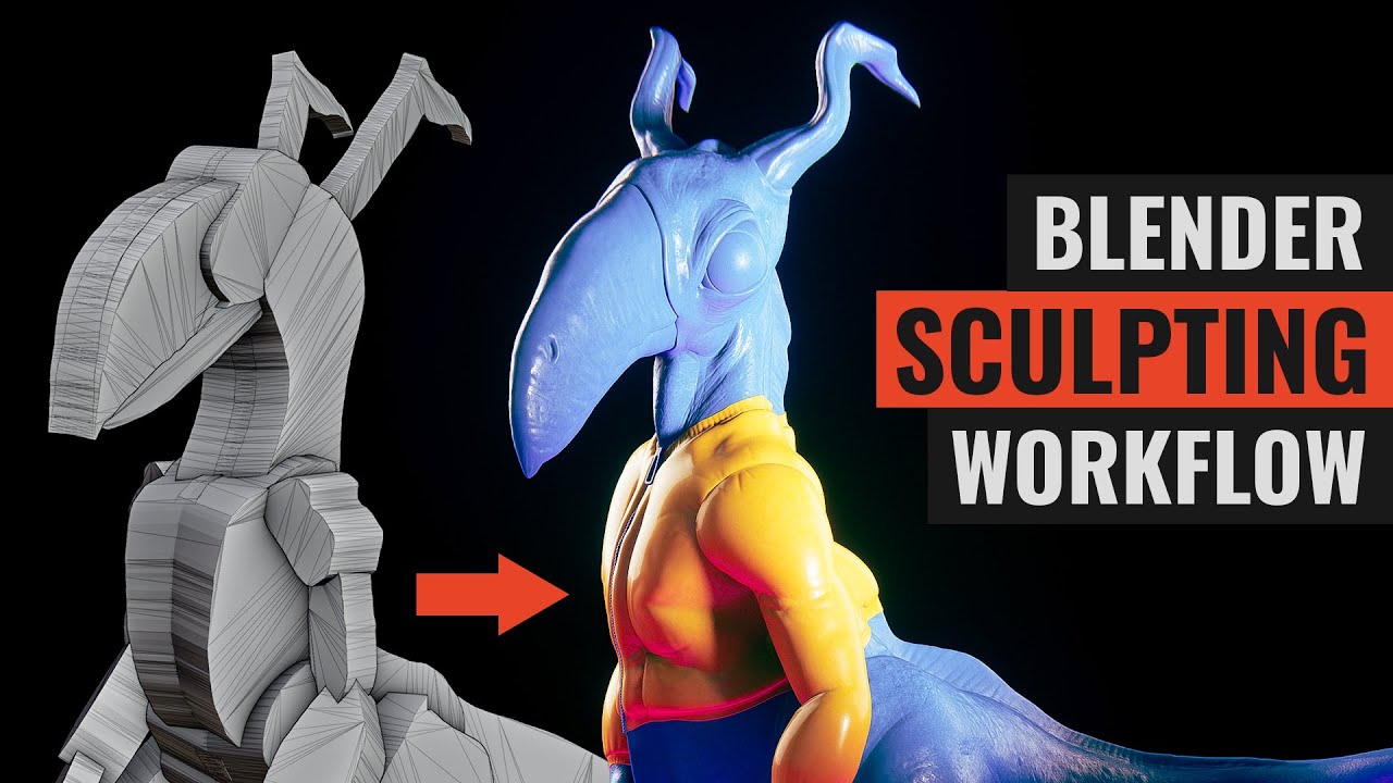 Sygdom Bebrejde Ciro Blender Sculpting Tutorial: Full Advanced Creature Creation Workflow -  YouTube