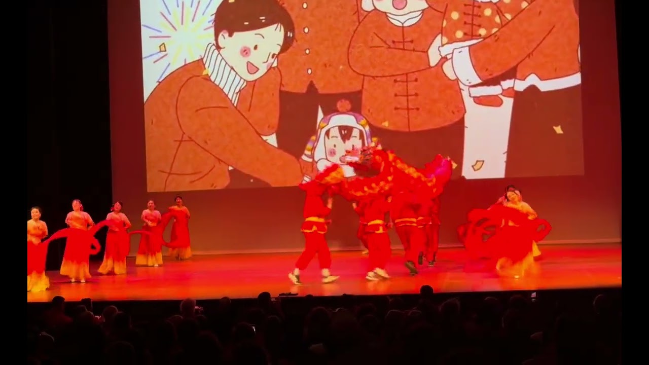 2026 马年春晚 开场舞 好日子 Red Ribbon Lion Dragon