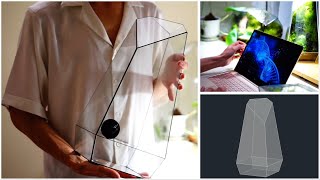 How to make a multi-sided glass box Terrarium. 3D design, Cut according to drawings, create shapes