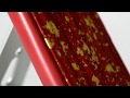 iPhone8・iPhone7・6s対応ケース 赤、純金箔グラデーション