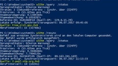 NTP Server on Windows Server 2016