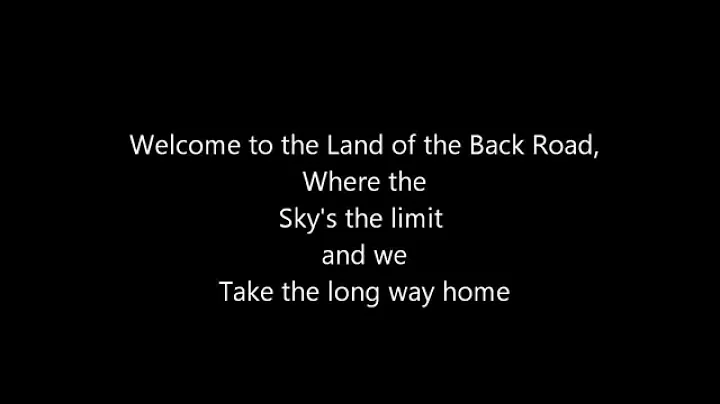 Nathan Shaffer - Land of the Back Road (lyrics vid...