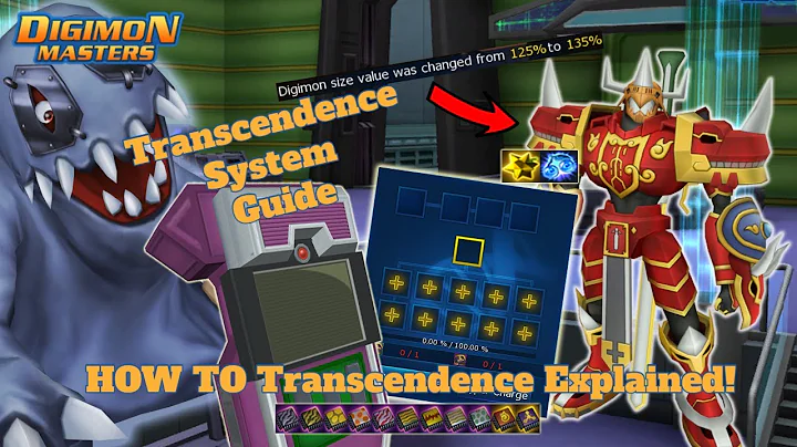 DMO Transcendence Guide - HOW TO Transcendence in DMO! - Digimon Masters Online - GDMO Tutorial