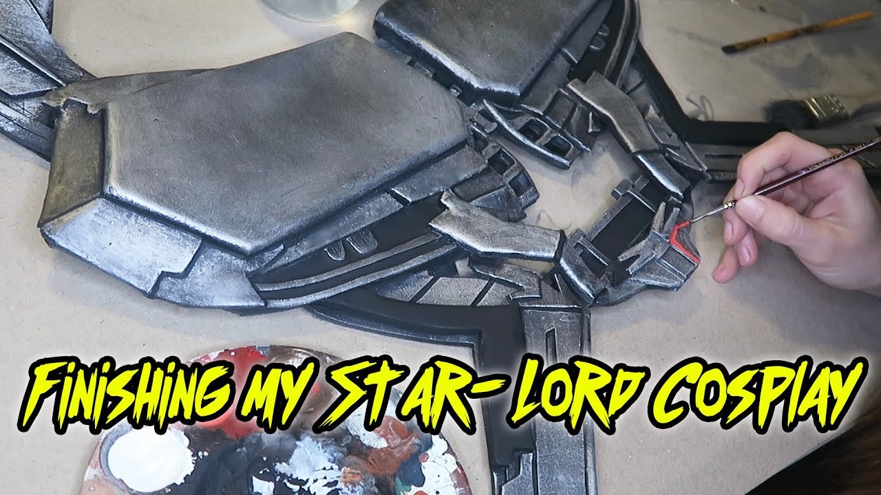 Finishing my Star-Lord Cosplay