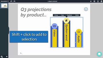 Selecting and grouping in Xara Cloud