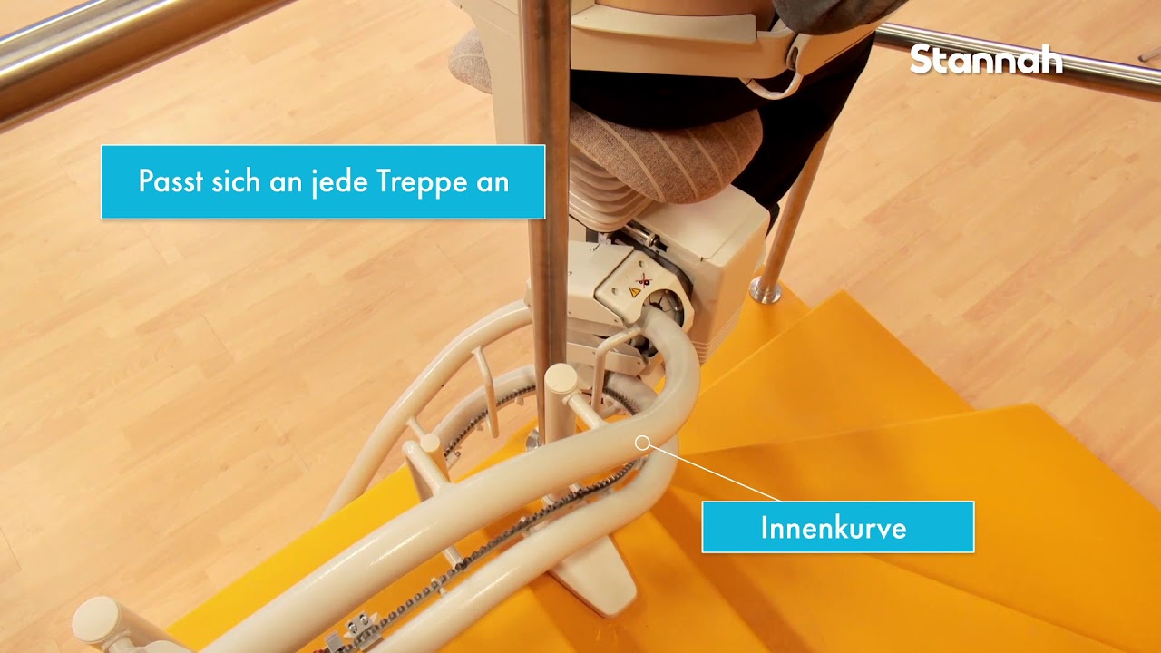 Treppenlift geschwungen